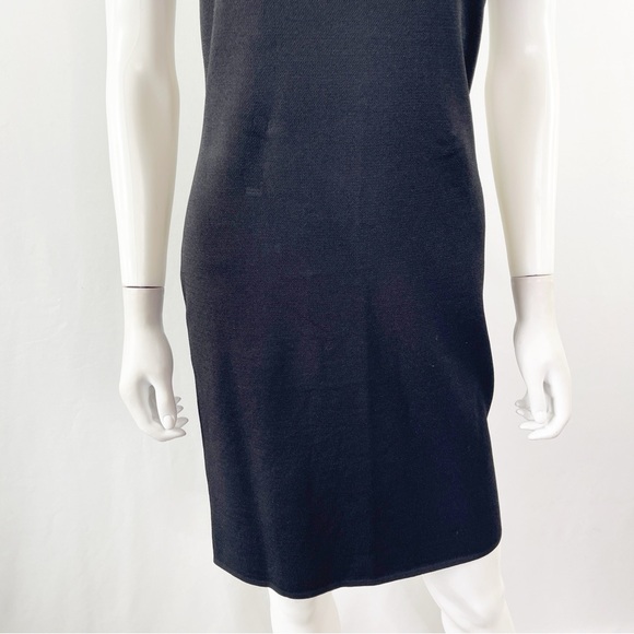 Club Monaco Sheath Dress Black Off The Shoulder Knit Size S - Picture 5 of 11